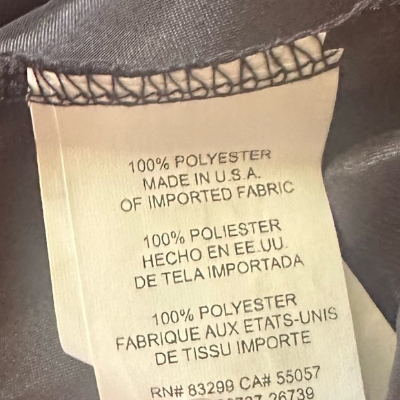 NEW BEBE Black Satin Halter Lettuce Hem Midi Dress Small - Picture 6 of 6